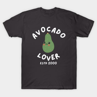 Avocado Lover Established 2000 Cute T-Shirt